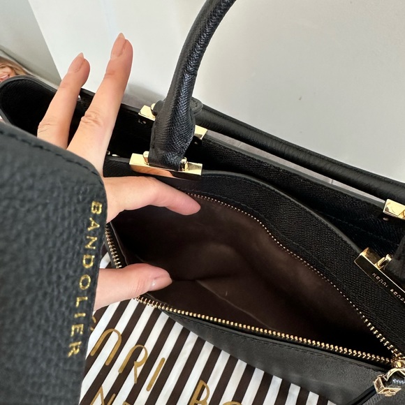 Henri Bendel “The Gotham Tote”, Black Leather - Picture 2 of 14